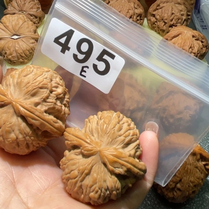 7***_把件文玩核桃白狮子40