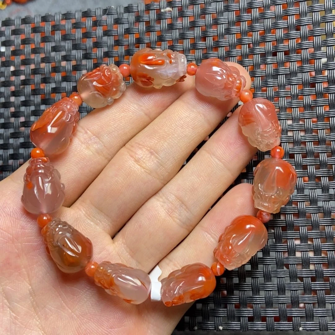 南红玛瑙未镶嵌手串