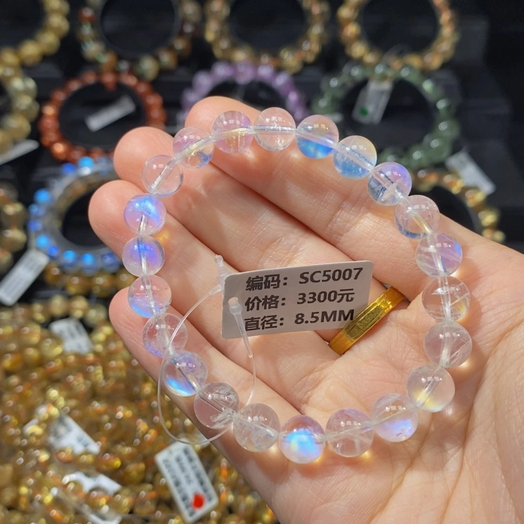 月光石手链未镶嵌SC5007#8.5mm