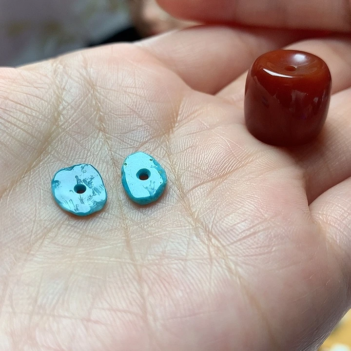 福***豆未镶嵌原矿玛瑙/玉髓