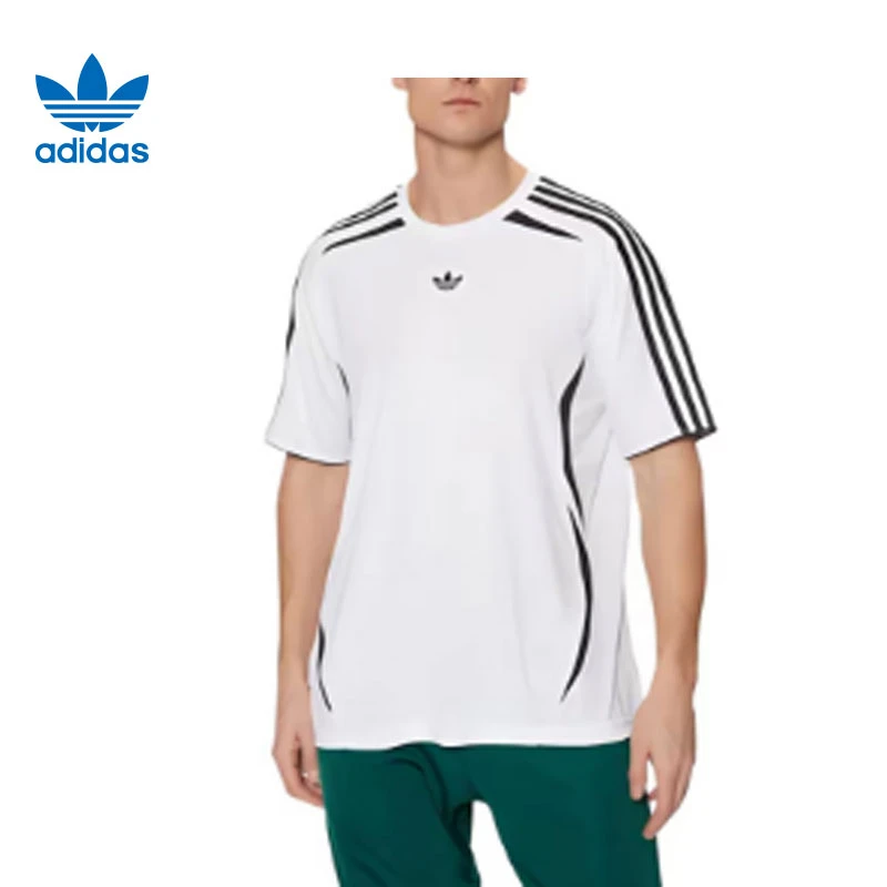 adidas阿迪达斯【环】三叶草男子运动休闲短袖T恤JP1113