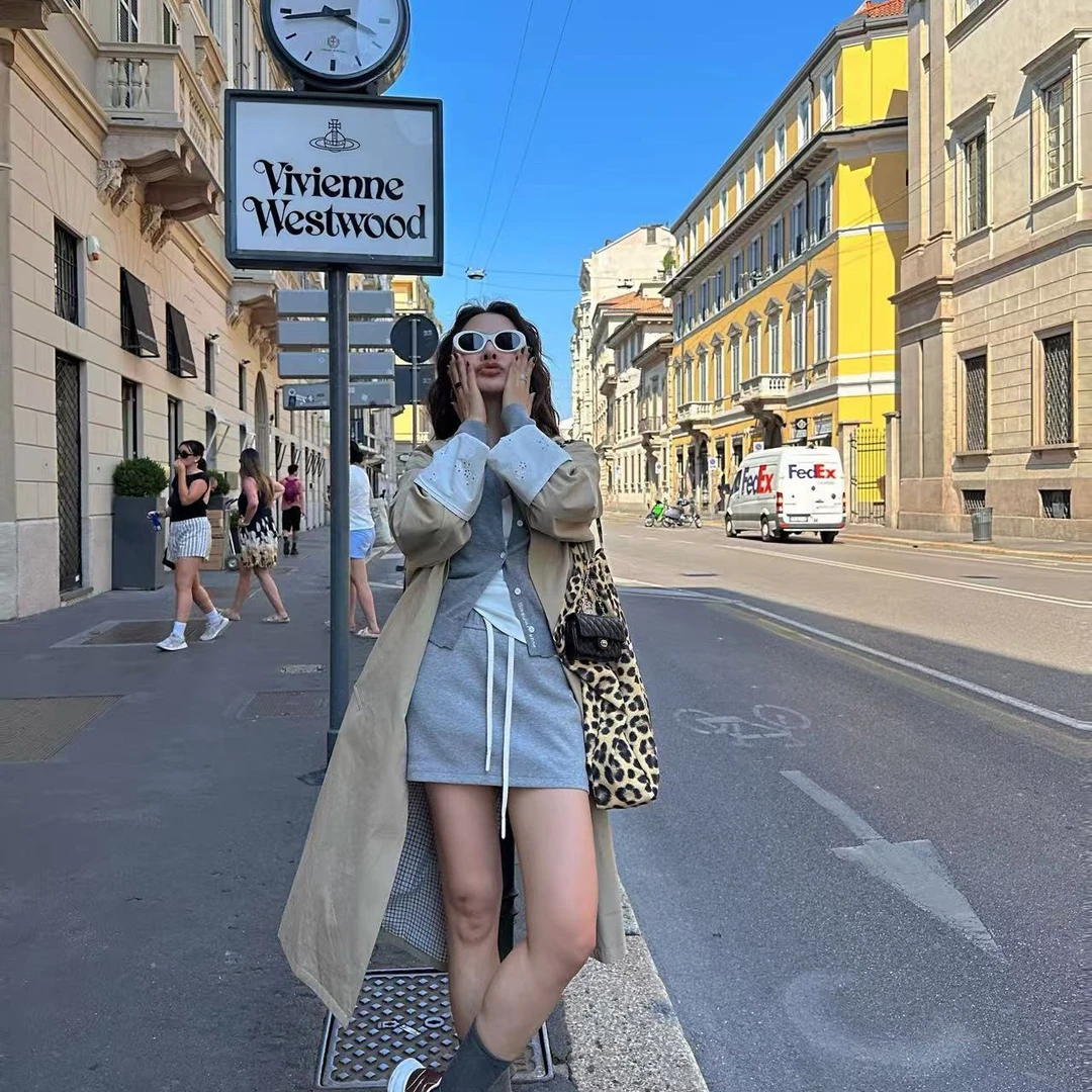 Singularity Me 8A 8118 新款大容量时髦野性豹纹包托特包单肩包