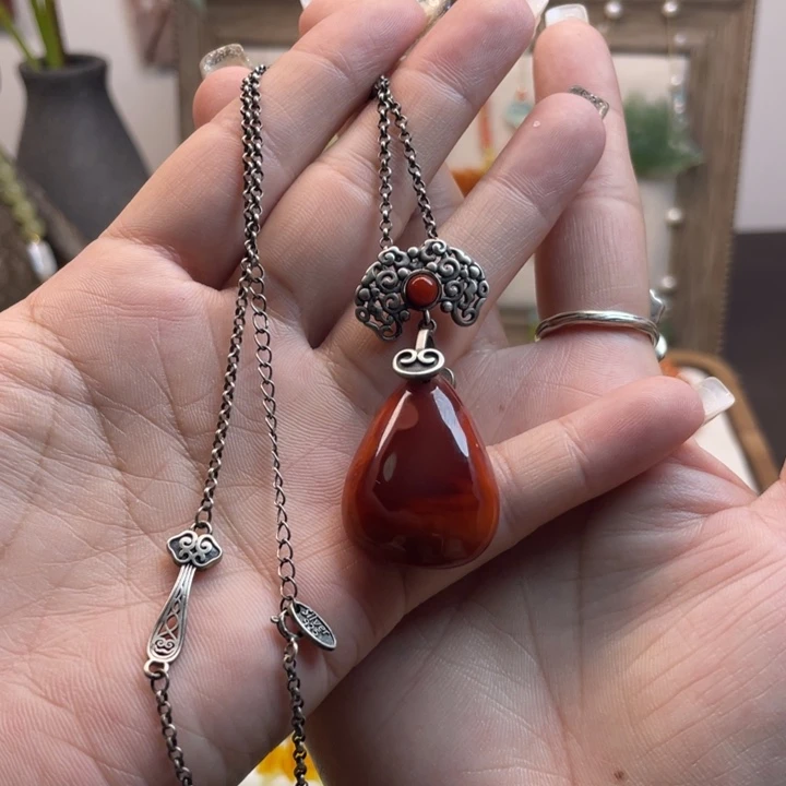 南红玛瑙吊坠未镶嵌叄*