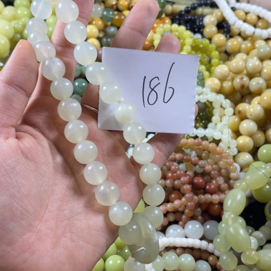 蛇纹石玉未镶嵌手串