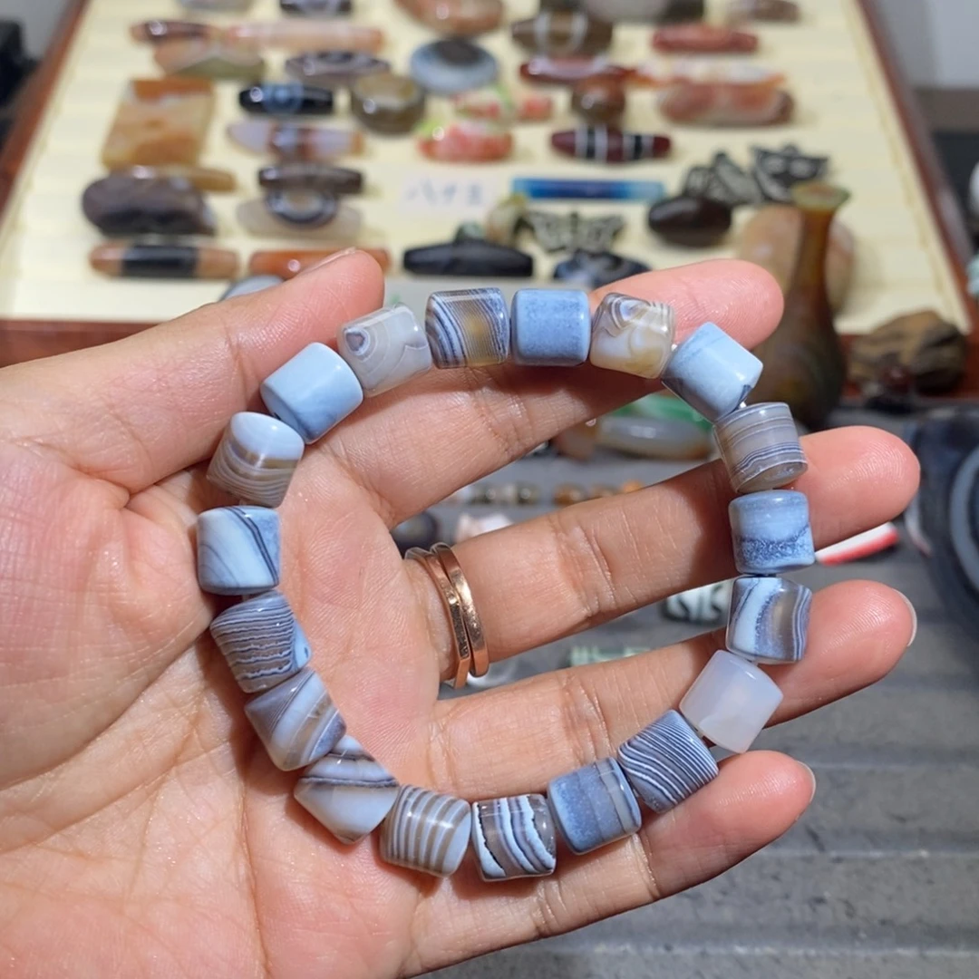 玛瑙/玉髓合金颈饰