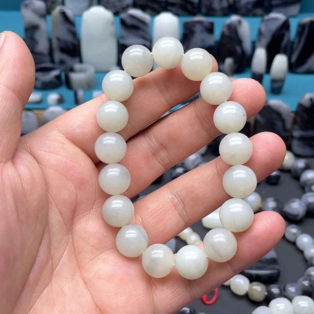 和田玉未镶嵌手串