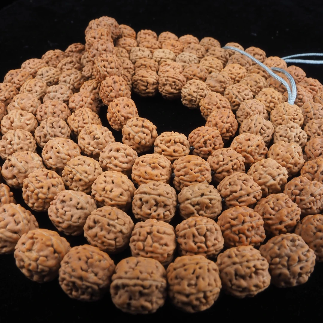 雨夜夫妻档【2013年前老籽】战损盘龙纹小金刚菩提子