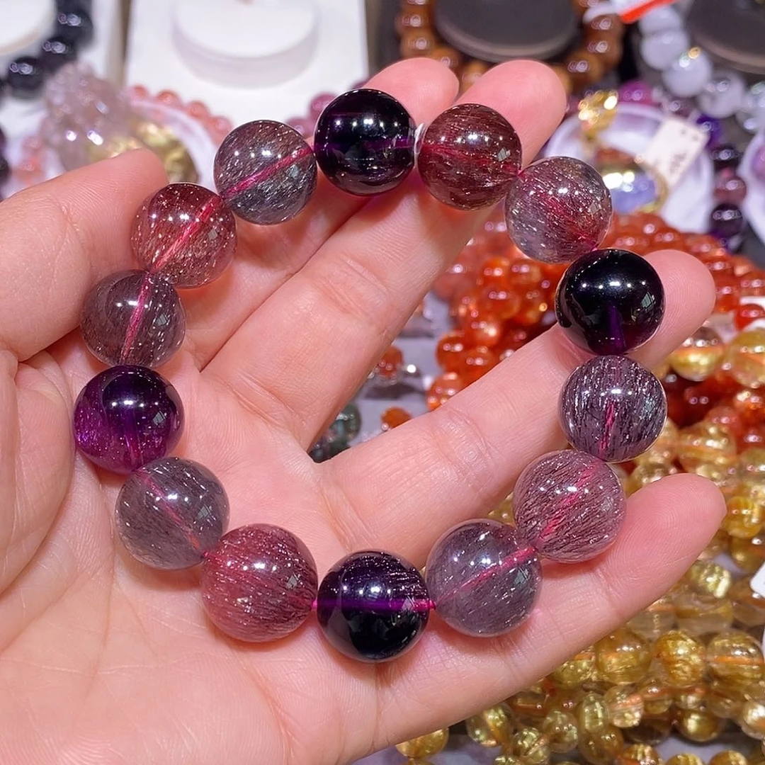 未镶嵌手链水晶超七15.6