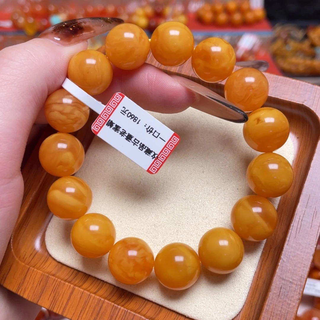 蜜蜡未镶嵌手链手串