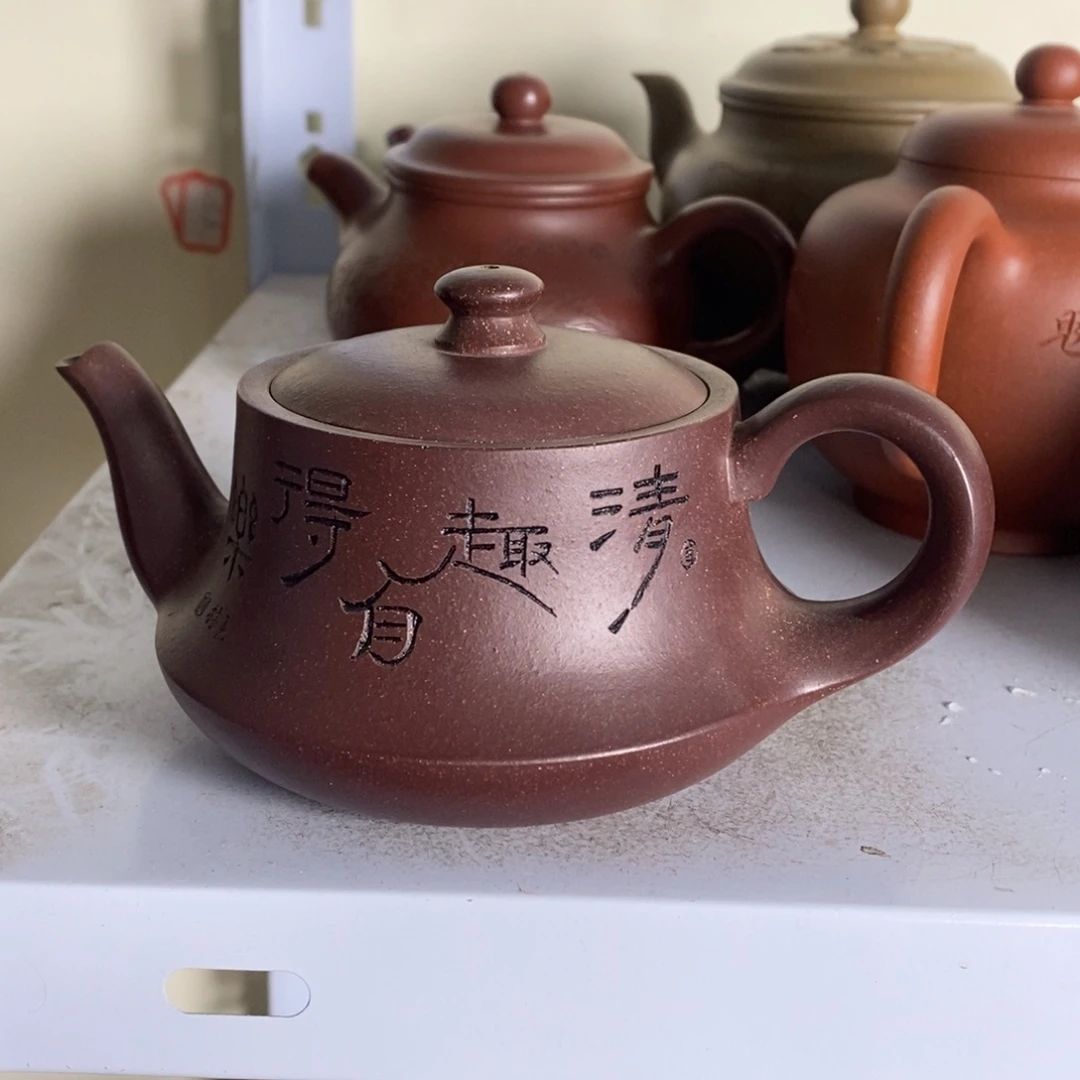 紫砂茶壶原矿手工154