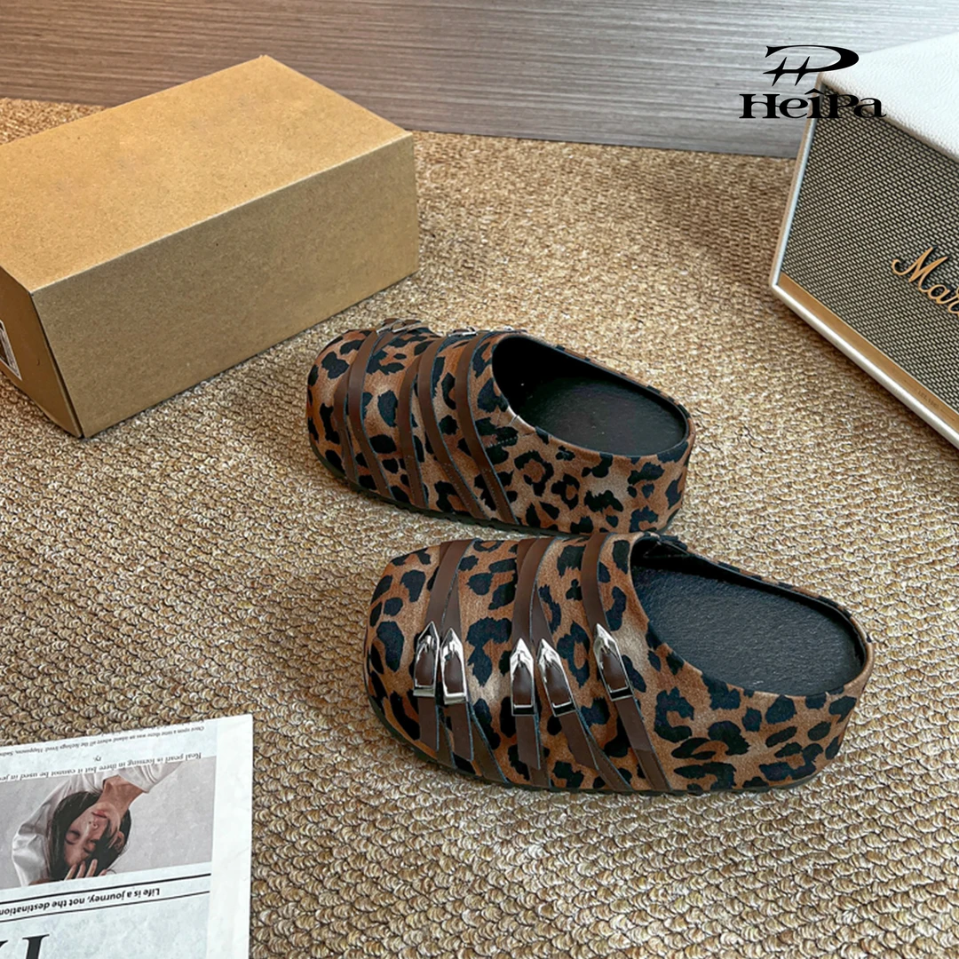 【HeiPa】家春季穿新款厚底带时尚韩版乐福鞋女款