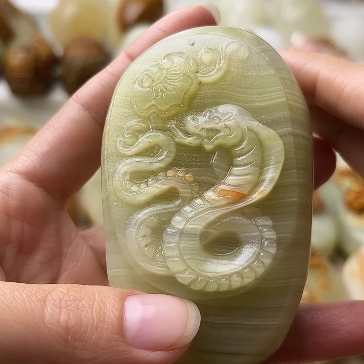 石材古青石不退换蛇