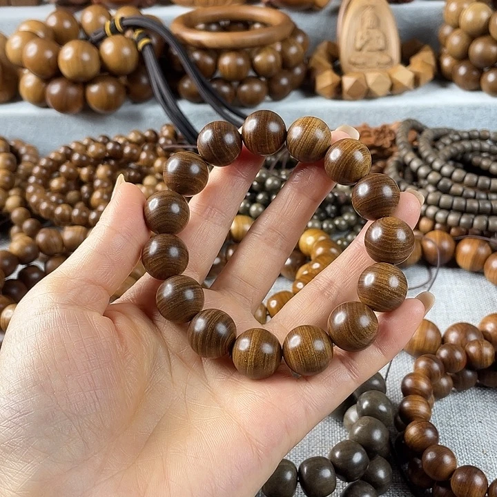 木老山檀1.5单圈手串