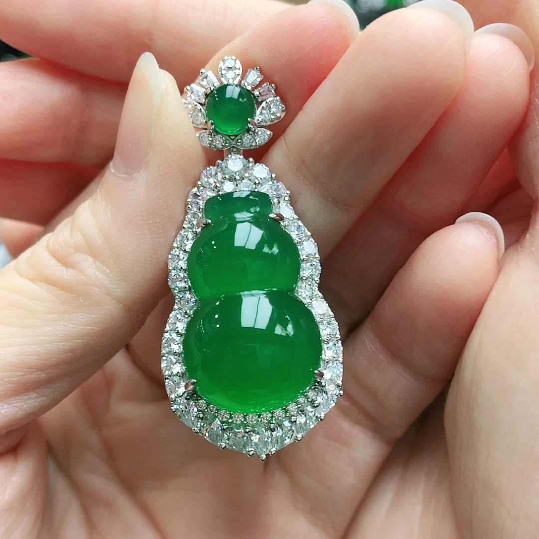 玛瑙/玉髓吊坠银S925镶嵌