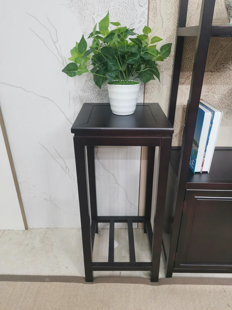 中式多层落地花架子室内客厅多功能置物架