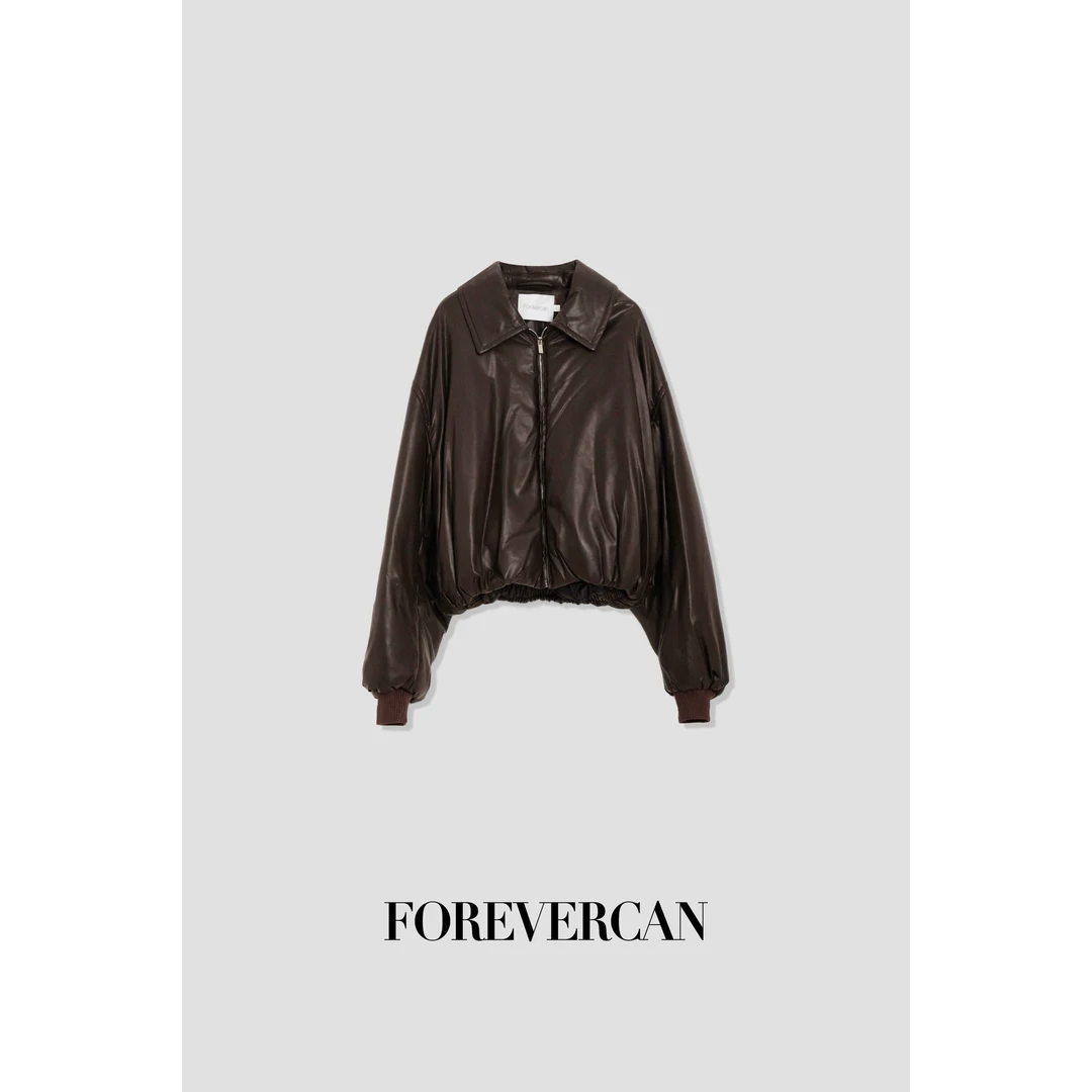 FOREVERCAN“Maillard Dressing”复古风简约短款棉外套SC20532