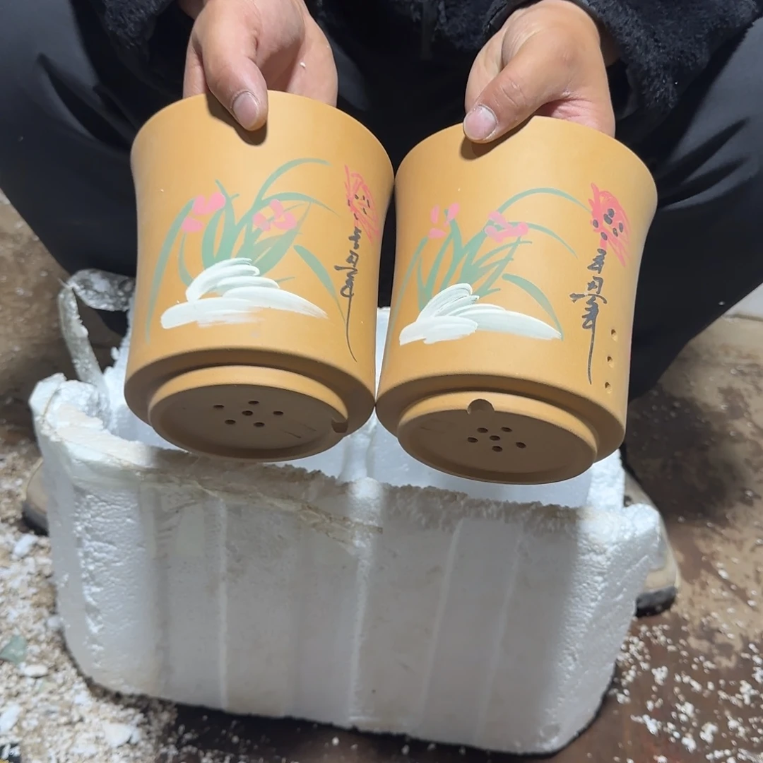 紫砂花盆口径15.18口径