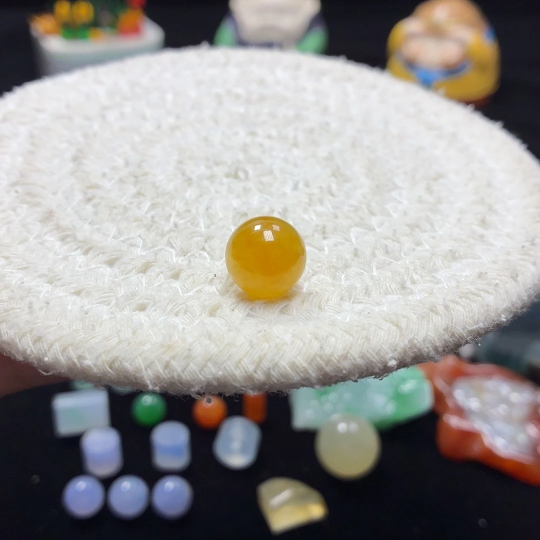 翡翠未镶嵌手链11.18翡翠圆珠