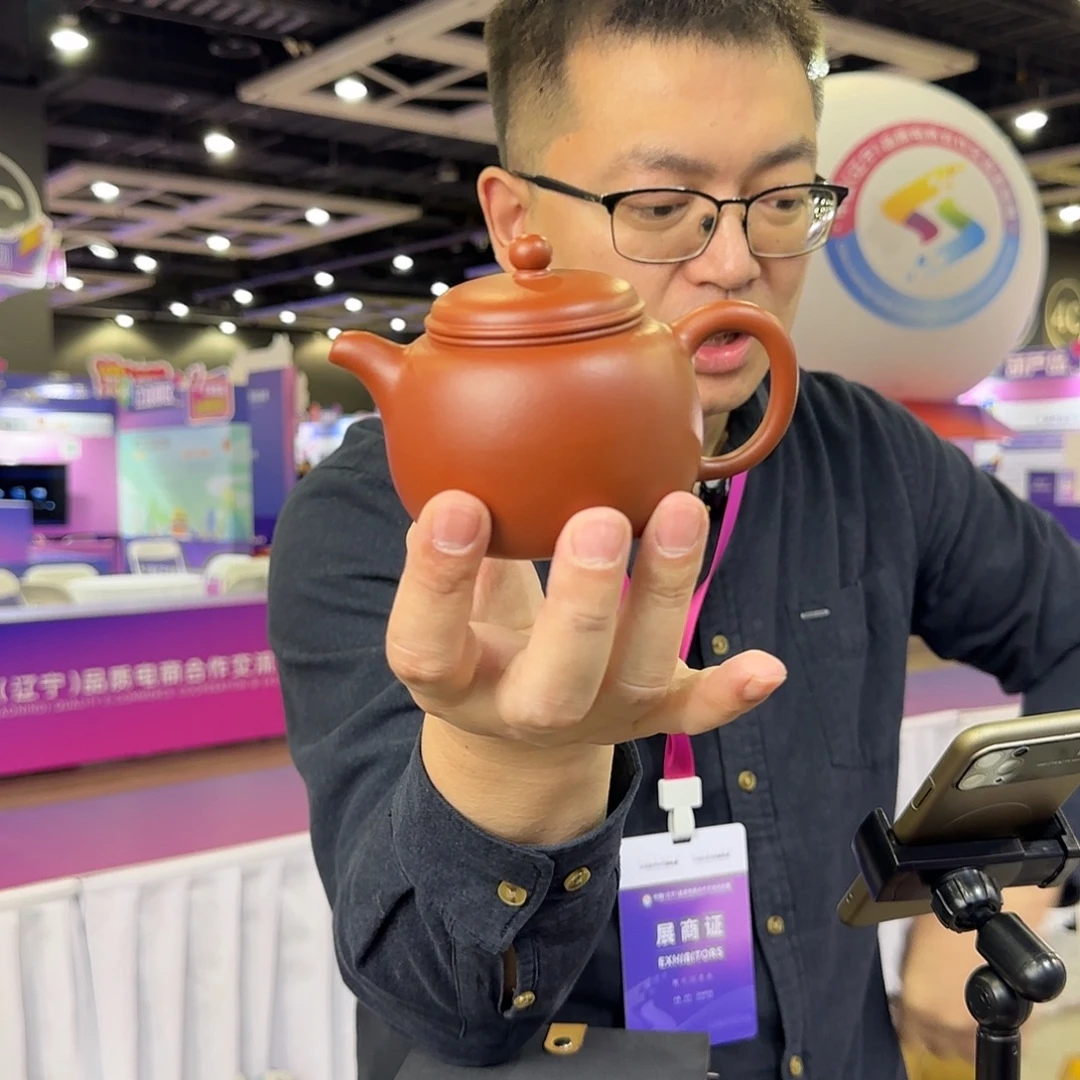 角***主茶杯紫砂全手朱泥匏尊  260CC