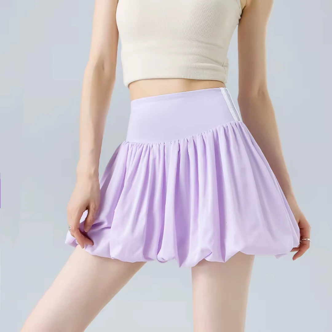 2025新款短裙高腰裙欧美跨境女气质夏小众设计花苞裙半身裙短款