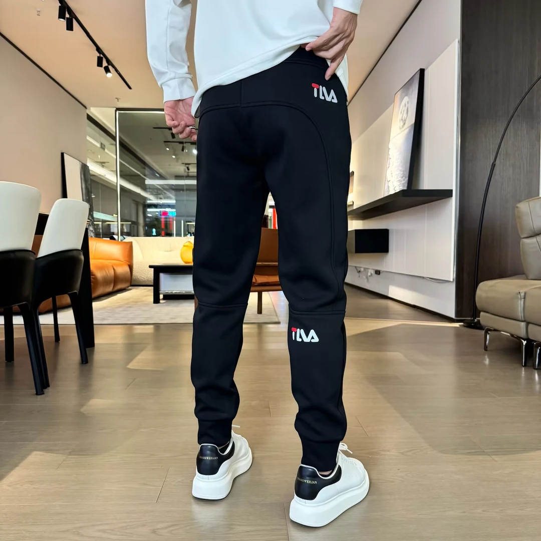 2025束脚秋季纯色宽松潮流时尚卫裤男士休闲百搭新款运动裤休闲裤
