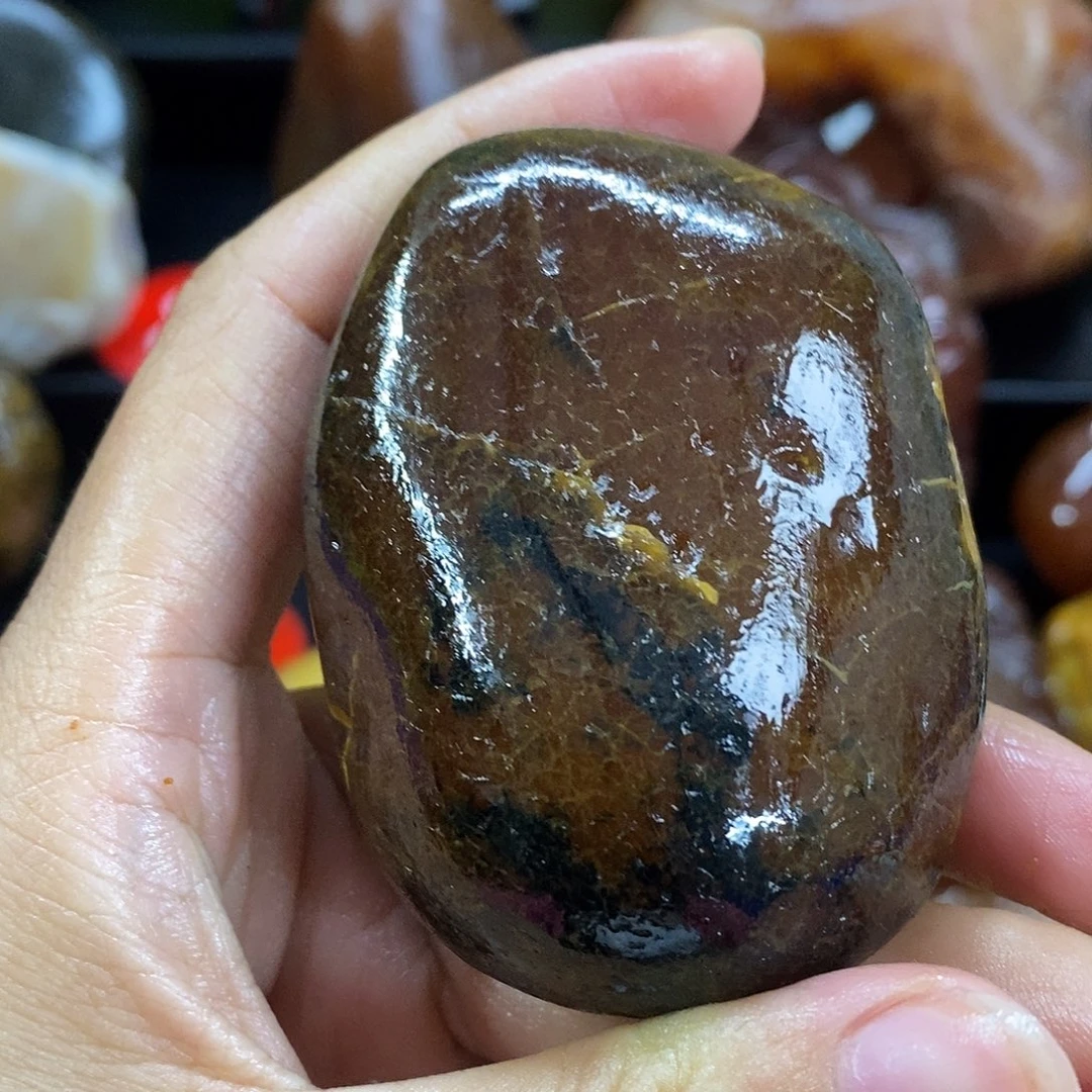 玛瑙/玉髓未镶嵌手把件