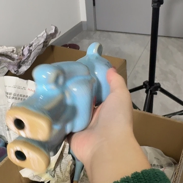 摆件陶郑家钧窑摆件