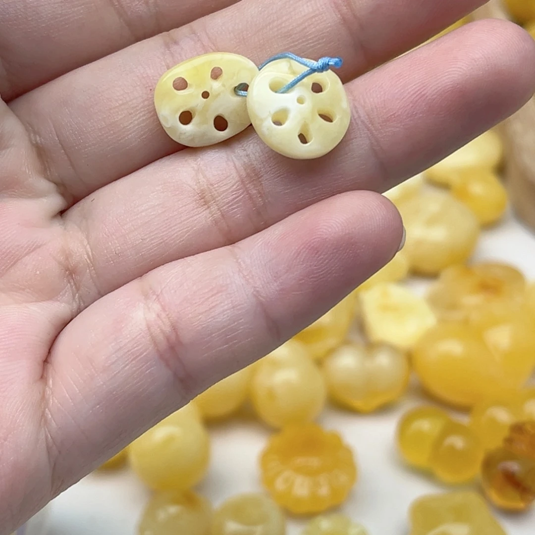 裸石蜜蜡未镶嵌天然
