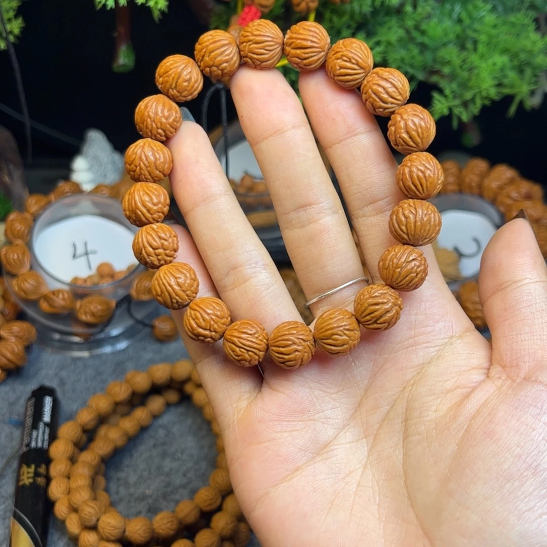 手串桃核桃核单圈满天星