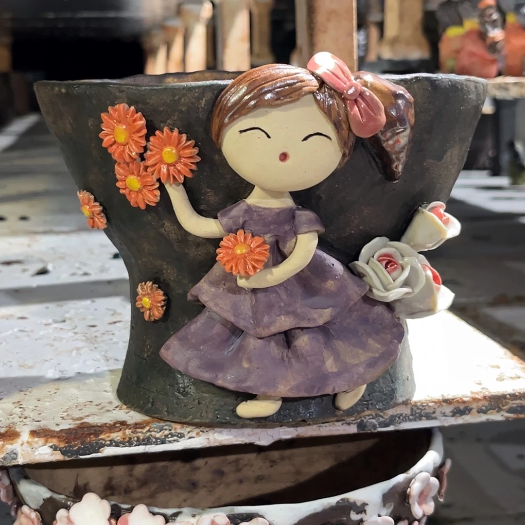 29 号陶然花器多肉植物手工花盆