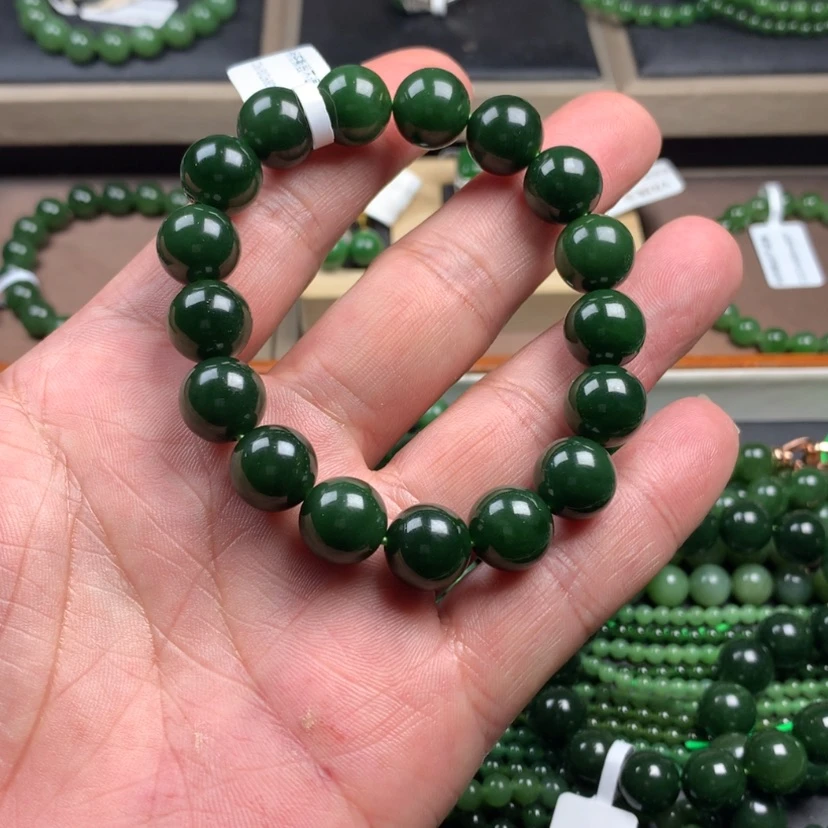 【闪购商品】和田玉（碧玉）手链未镶嵌d****e12