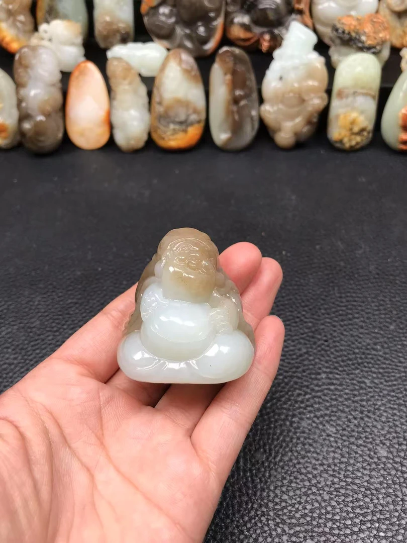 和田玉财神，实物漂亮