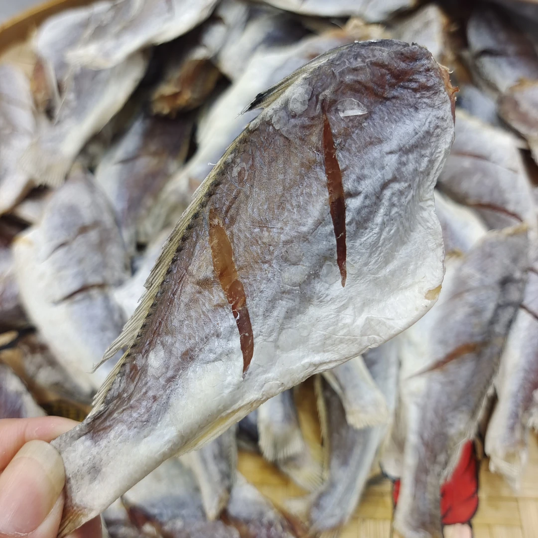 【马鲛仔海产】淡口去头三牙鱼干 1斤装16-20条  顺丰包邮 博贺港