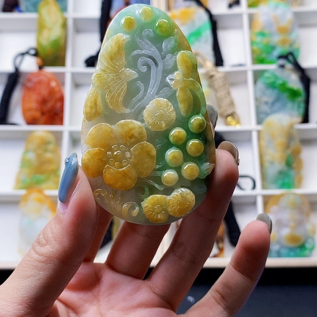 定制翡翠未镶嵌翡翠A货