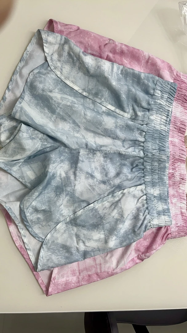 休闲运动女款扎染显瘦宽松夏季女士短裤