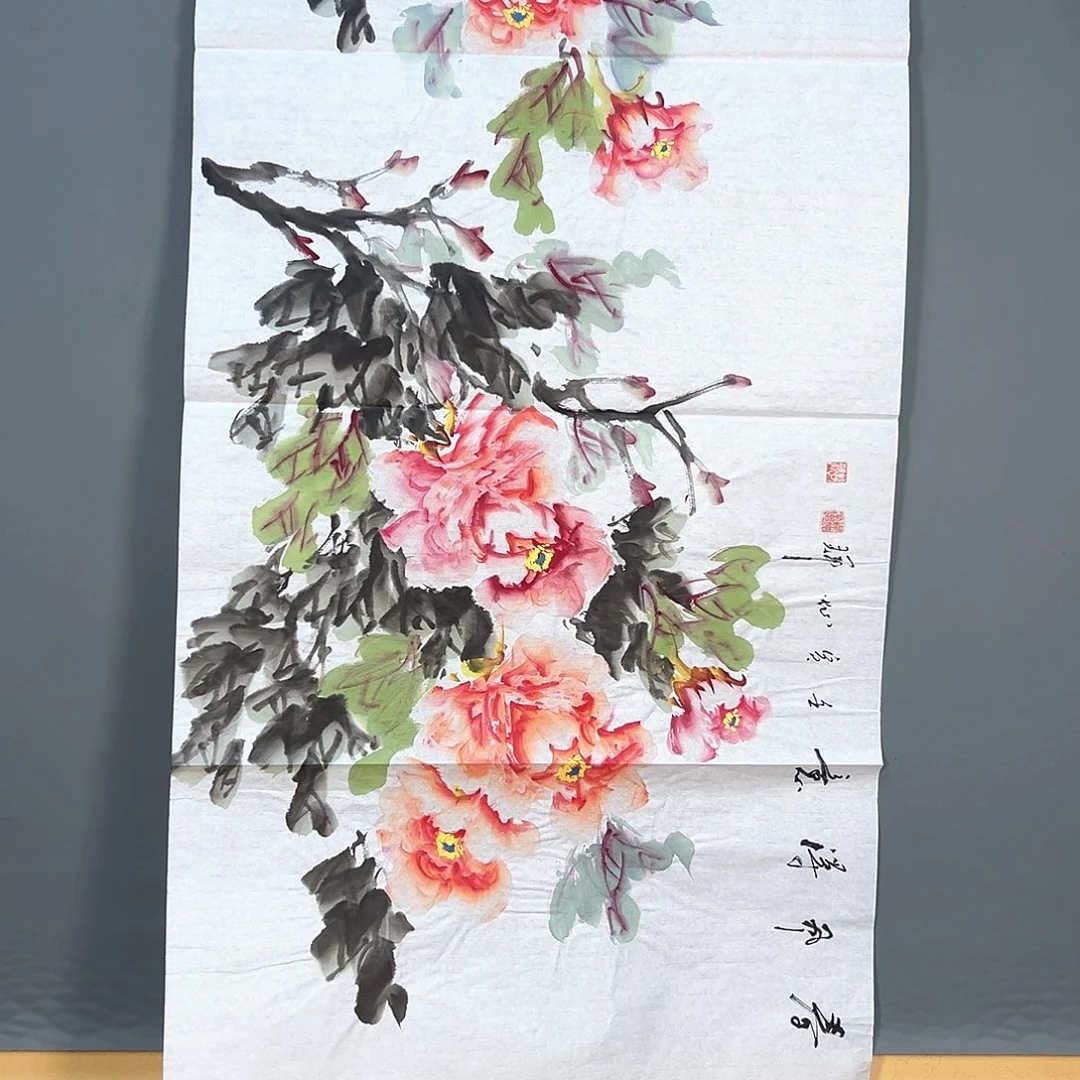 国画043 花鸟和蝴蝶都在这里