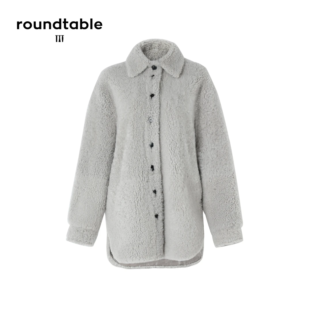 时尚休闲设计师盛世浮华进口拉贡外套（颜色40度灰） TFW4406354