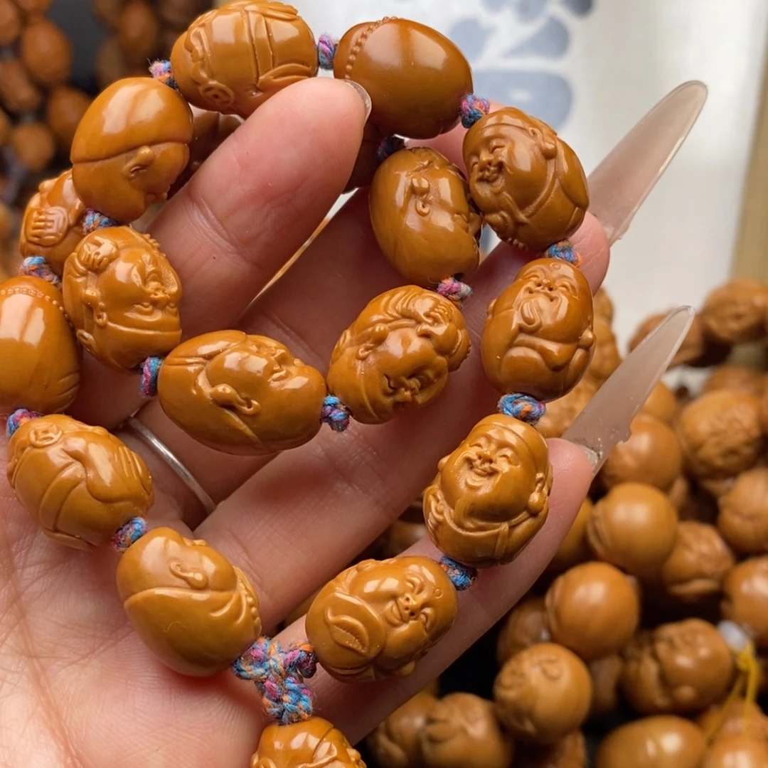 手串橄榄核1.34小尺寸18颗财迷手持