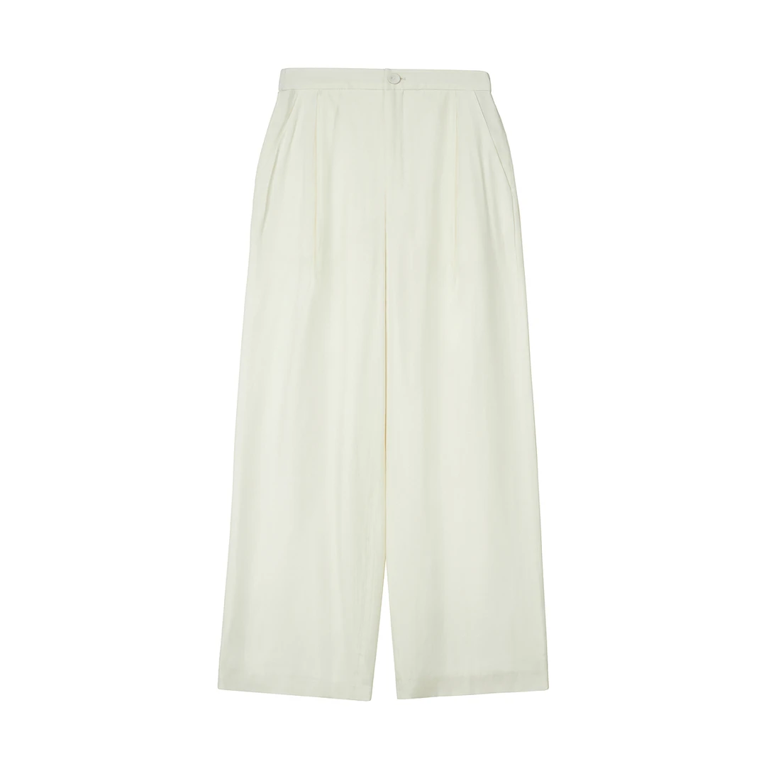 《粉丝专享》G·JAMEI 2025春季新款直筒时尚休闲裤MHBK6048H