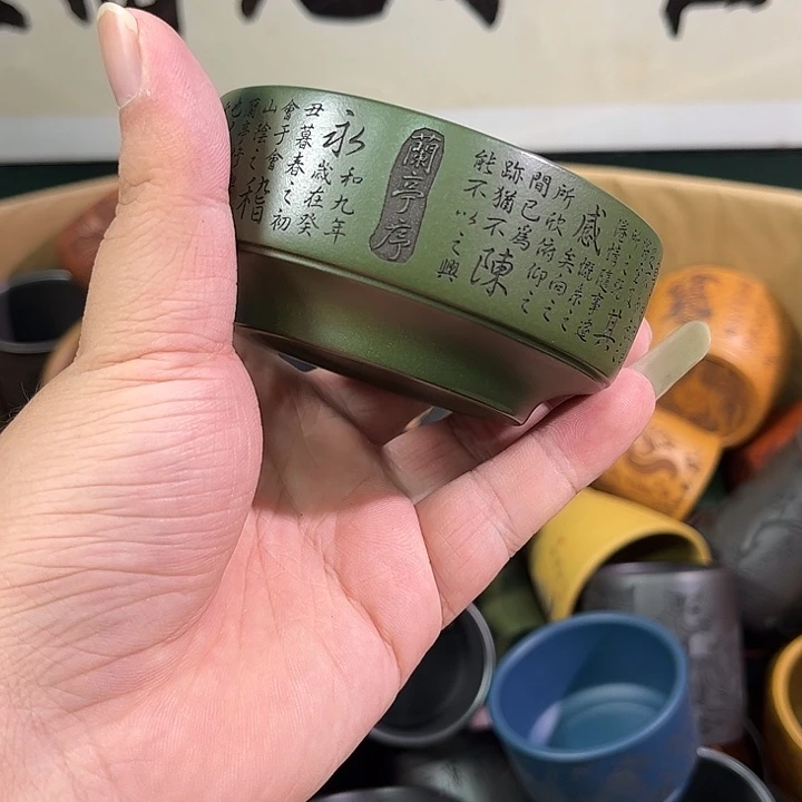 茶杯紫砂全手工紫砂主人杯