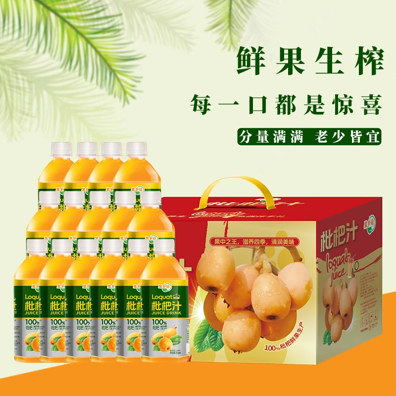 福建特产枇杷饮品果汁原浆果味饮料美味休闲饮料聚会常备营养健康