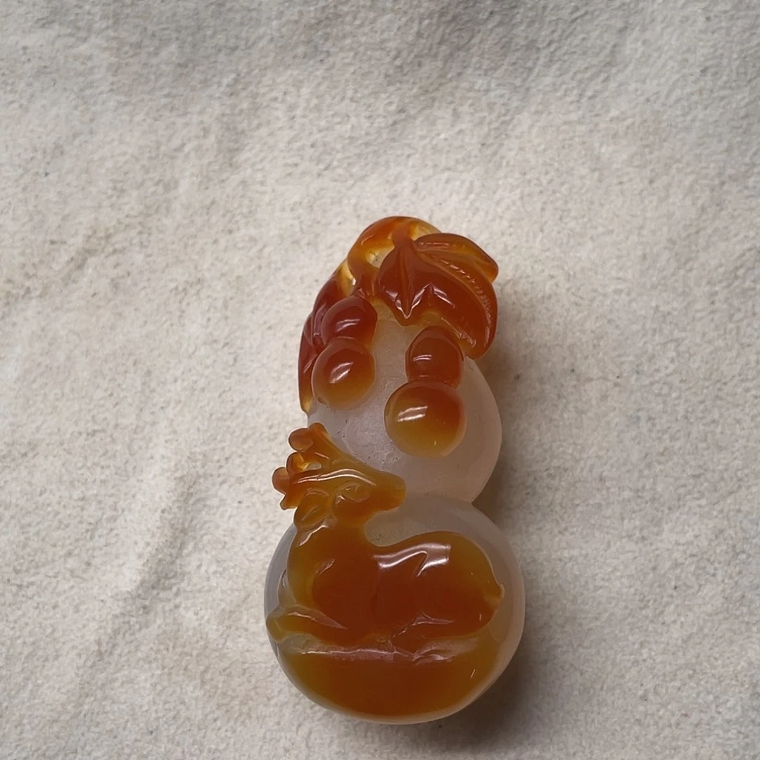 玛瑙/玉髓车挂未镶嵌醉***尘