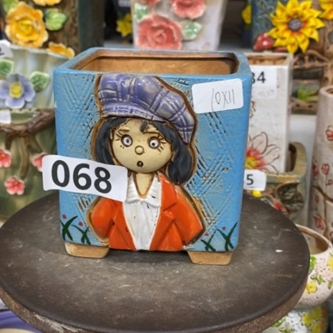 【闪购商品】红陶粗陶材质多肉花盆