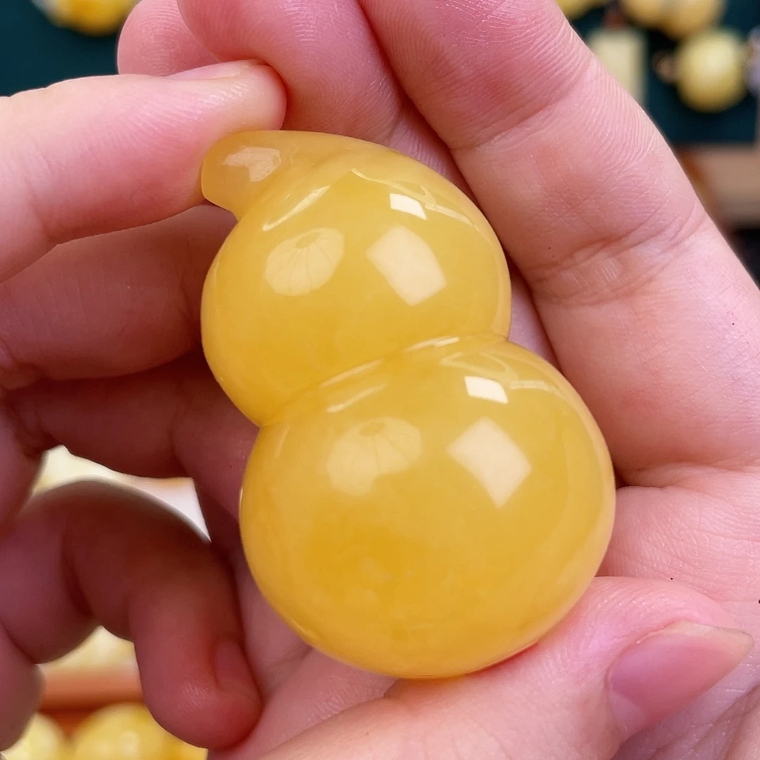 蜜蜡未镶嵌毛衣链蜜蜡