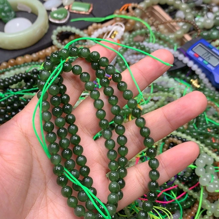 和田玉未镶嵌手链106