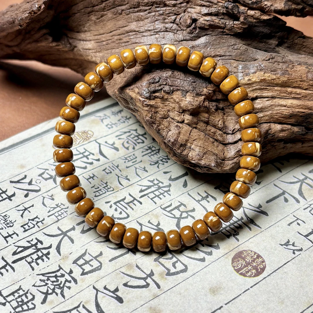 紫金鼠手串 纯肉实心短轴老型7*5mm 原生态精挑