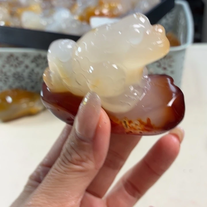 玛瑙/玉髓未镶嵌吊坠(不含链)