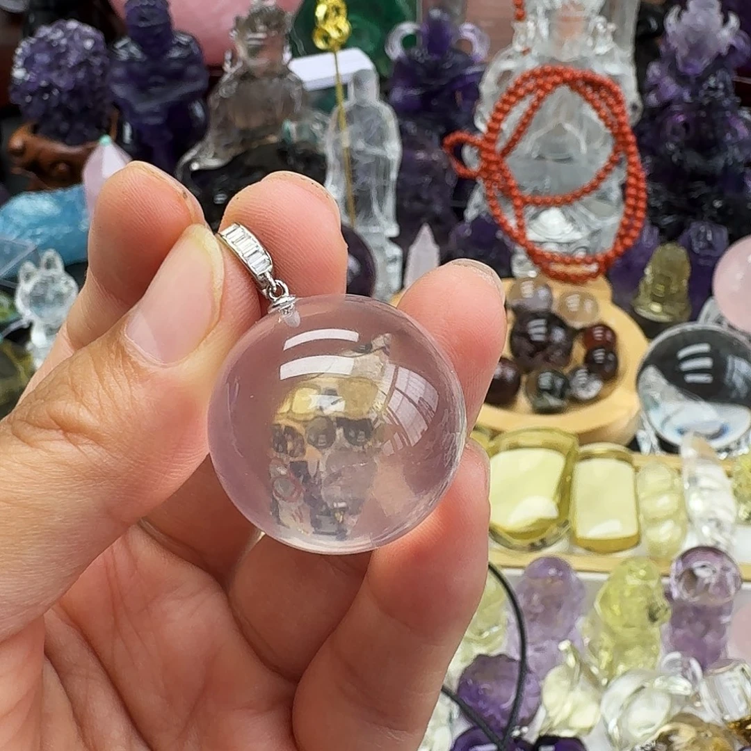 未镶嵌水晶珠宝半成品