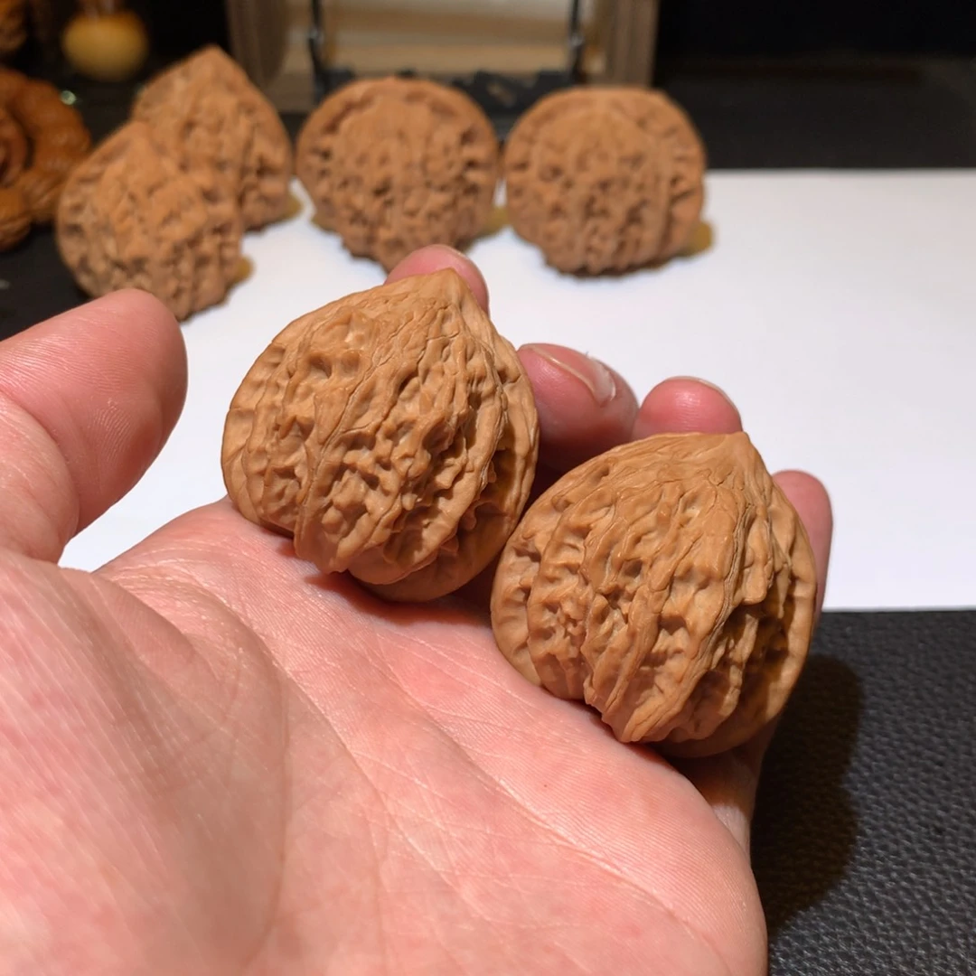 文玩核桃把件黄玉铺37+
