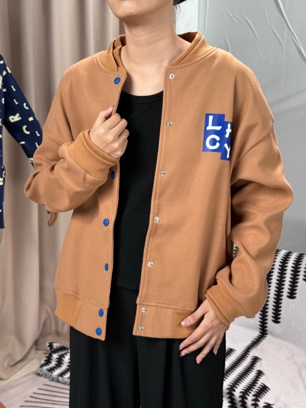 【惠姐专属】设计师时尚女装新中式棒球服气质穿搭款